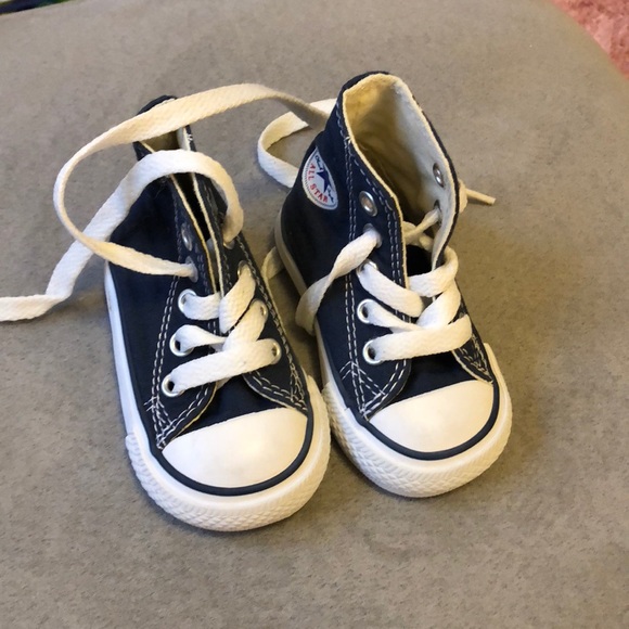 Baby converse (Navy) - Picture 1 of 2
